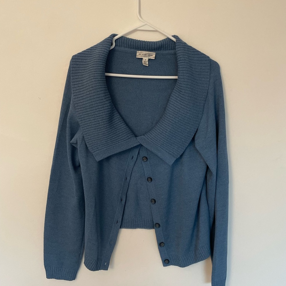 St John Cardigan in Blue